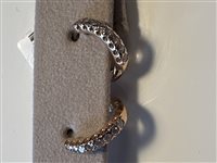 Orecchini Gioielleria Dossena  Donna Orecchini a cerchio con diamanti in Oro rosa Diamante 0.34 Ct OROR-23-253 - OROR-23-253